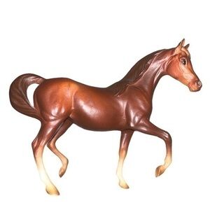 Breyer Chestnut Brown BMC Tan Socks Horse Vintage Figurine Prancing